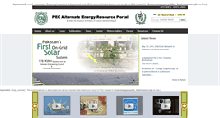 Desktop Screenshot of energy.pec.org.pk