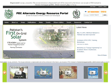 Tablet Screenshot of energy.pec.org.pk
